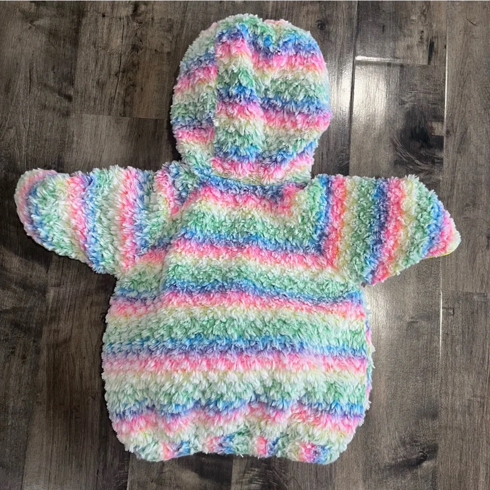 Baby Ostrich Halloween Costume Plush Hooded Pullover - 6 - 12 Months